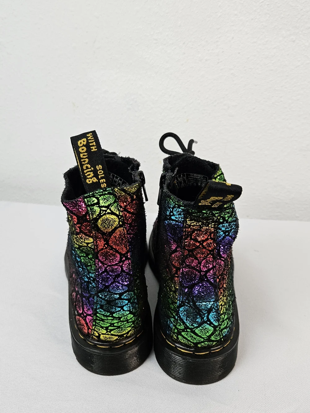 Dr. Martens Kids 1460 Pascal Metallic Boots Size US 4M